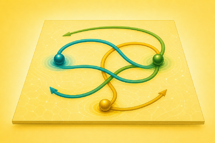 Anyons: quasiparticles in two dimensions can acquire exchange phases through braided paths.